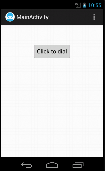 How to write auto text using android